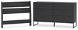 Socalle 2-Piece Twin Panel Headboard with Dresser (Twin Panel Headboard, Dresser)
