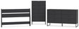 Socalle 3-Piece Full Panel Headboard with Dresser and Chest (Full Panel Headboard, Dresser, Chest of Drawers)