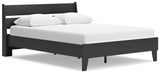 Socalle 4-Piece Queen Panel Platform Bed with Dresser and Nightstand (Queen Platform Bed, Queen Panel Headboard, Dresser, Nightstand)