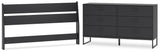 Socalle 2-Piece Queen Panel Headboard with Dresser (Queen Panel Headboard, Dresser)