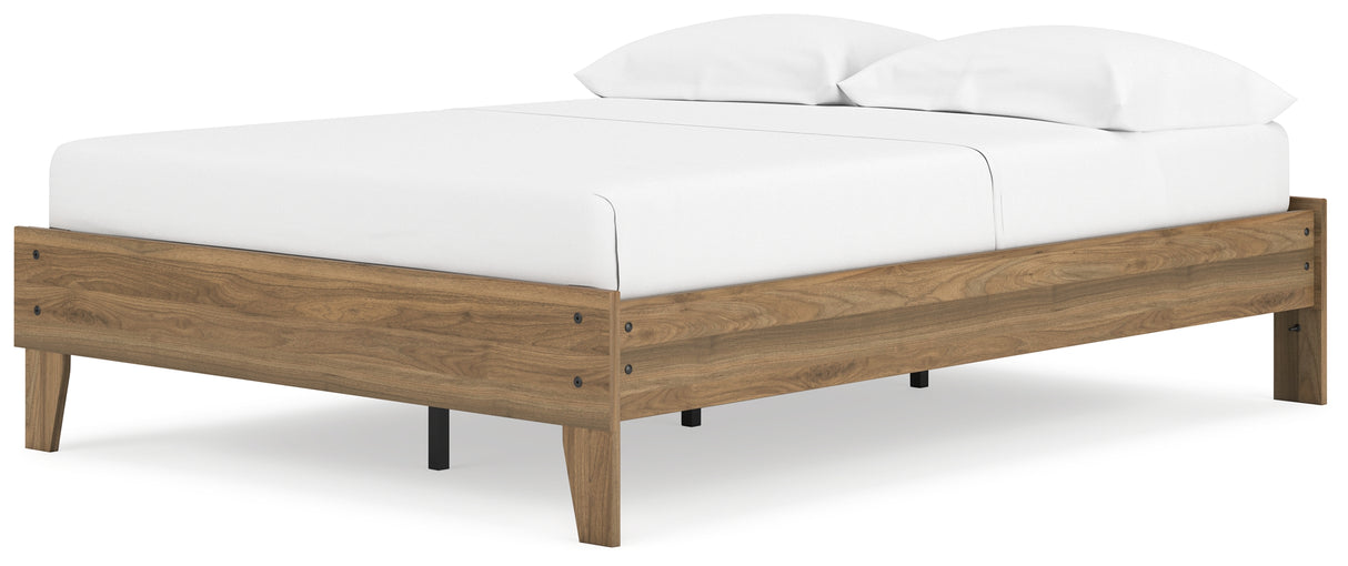 Deanlow 2-Piece Full Platform Bed with Dresser (Full Platform Bed, Dresser)