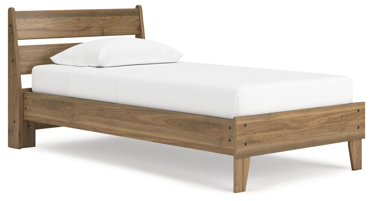 Deanlow Twin Platform Panel Bed