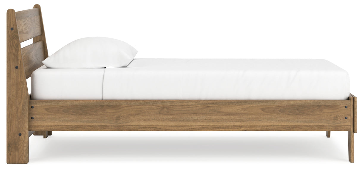 Deanlow Twin Platform Panel Bed