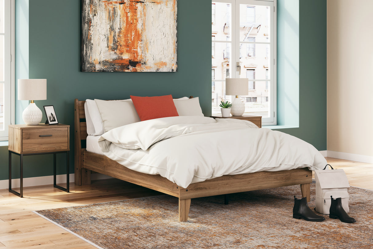 Deanlow Full Platform Panel Bed (Variation Bed Size: Full)