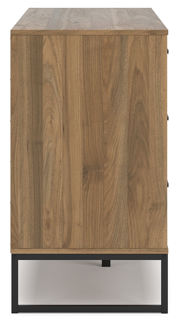 Deanlow 3-Piece Twin Platform Bed with Dresser and Chest (Twin Platform Bed, Dresser, Chest of Drawers)