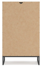 Deanlow 5-Piece Full Platform Panel Bed with Dresser, Chest and Nightstand (Full Platform Bed, Full Panel Headboard, Dresser, Chest of Drawers, Nightstand)