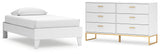 Socalle 2-Piece Twin Platform Bed with Dresser (Twin Platform Bed, Dresser)