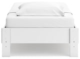 Socalle 4-Piece Twin Platform Bed with Dresser and 2 Nightstands (Twin Platform Bed, Dresser, Nightstand, Nightstand)