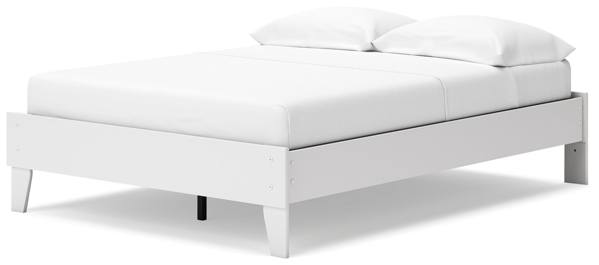 Socalle 4-Piece Full Platform Bed with Dresser and 2 Nightstands (Full Platform Bed, Dresser, Nightstand, Nightstand)