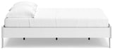 Socalle 3-Piece Full Platform Bed with 2 Nightstands (Full Platform Bed, Nightstand, Nightstand)