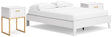 Socalle 3-Piece Queen Platform Bed with 2 Nightstands (Queen Platform Bed, Nightstand, Nightstand)