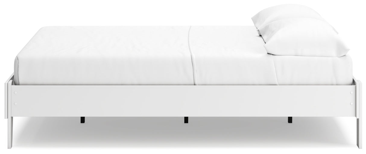 Socalle 3-Piece Queen Platform Bed with Dresser and Chest (Queen Platform Bed, Dresser, Chest of Drawers)