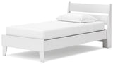 Socalle 4-Piece Twin Panel Platform Bed with Dresser and Chest (Twin Platform Bed, Twin Panel Headboard, Dresser, Chest of Drawers)