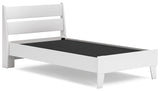 Socalle 3-Piece Twin Panel Platform Bed with Dresser (Twin Platform Bed, Twin Panel Headboard, Dresser)