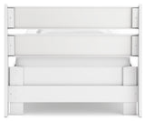 Socalle 5-Piece Twin Panel Platform Bed with Dresser, Chest and Nightstand (Twin Platform Bed, Twin Panel Headboard, Dresser, Chest of Drawers, Nightstand)