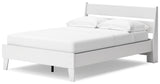 Socalle 4-Piece Full Panel Platform Bed with Dresser and Chest (Full Platform Bed, Full Panel Headboard, Dresser, Chest of Drawers)