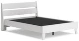 Socalle 4-Piece Full Panel Platform Bed with 2 Nightstands (Full Platform Bed, Full Panel Headboard, Nightstand, Nightstand)