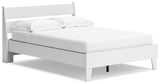 Socalle 4-Piece Full Panel Platform Bed with Dresser and Nightstand (Full Platform Bed, Full Panel Headboard, Dresser, Nightstand)