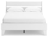 Socalle 5-Piece Full Panel Platform Bed with Dresser, Chest and Nightstand (Full Platform Bed, Full Panel Headboard, Dresser, Chest of Drawers, Nightstand)