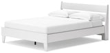 Socalle 4-Piece Queen Panel Platform Bed with 2 Nightstands (Queen Platform Bed, Queen Panel Headboard, Nightstand, Nightstand)