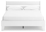 Socalle 3-Piece Queen Panel Platform Bed with Dresser (Queen Platform Bed, Queen Panel Headboard, Dresser)