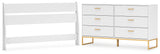 Socalle 2-Piece Queen Panel Headboard with Dresser (Queen Panel Headboard, Dresser)