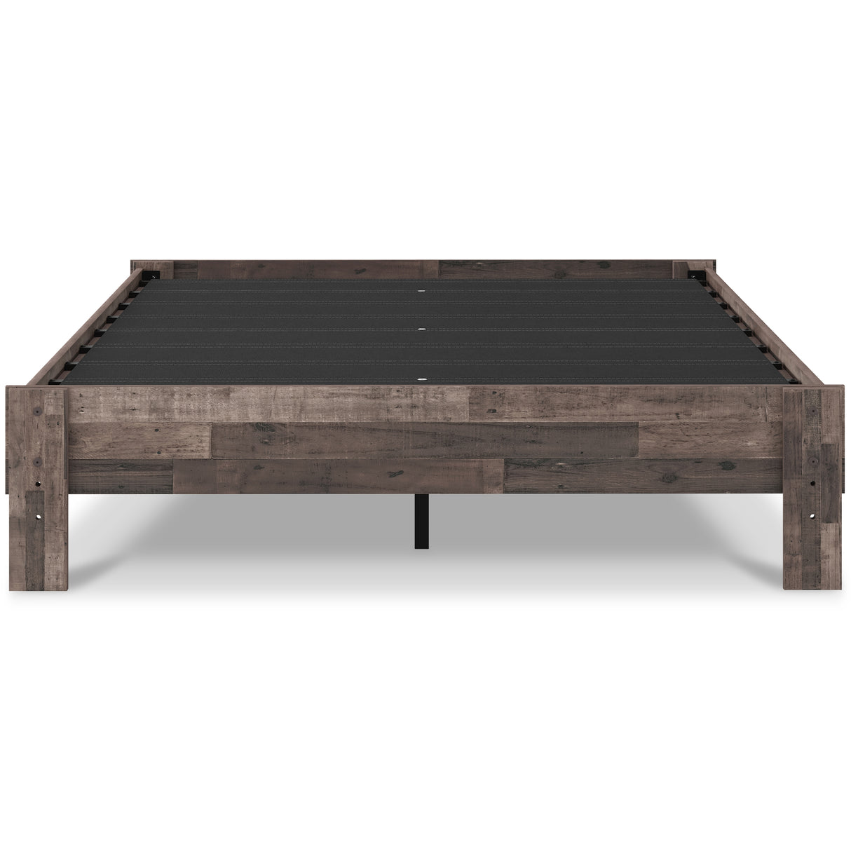 Neilsville 2-Piece Queen Platform Bed with Mattress (Queen Platform Bed, Chime 12 Inch Memory Foam Queen Mattress in a Box)