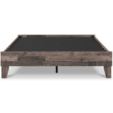 Neilsville 2-Piece Queen Platform Bed with Mattress (Queen Platform Bed, Chime 12 Inch Hybrid Queen Mattress in a Box)