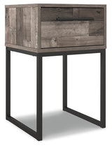 Neilsville Nightstand (Color: Multi Gray)