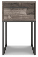 Neilsville Nightstand (Color: Multi Gray)