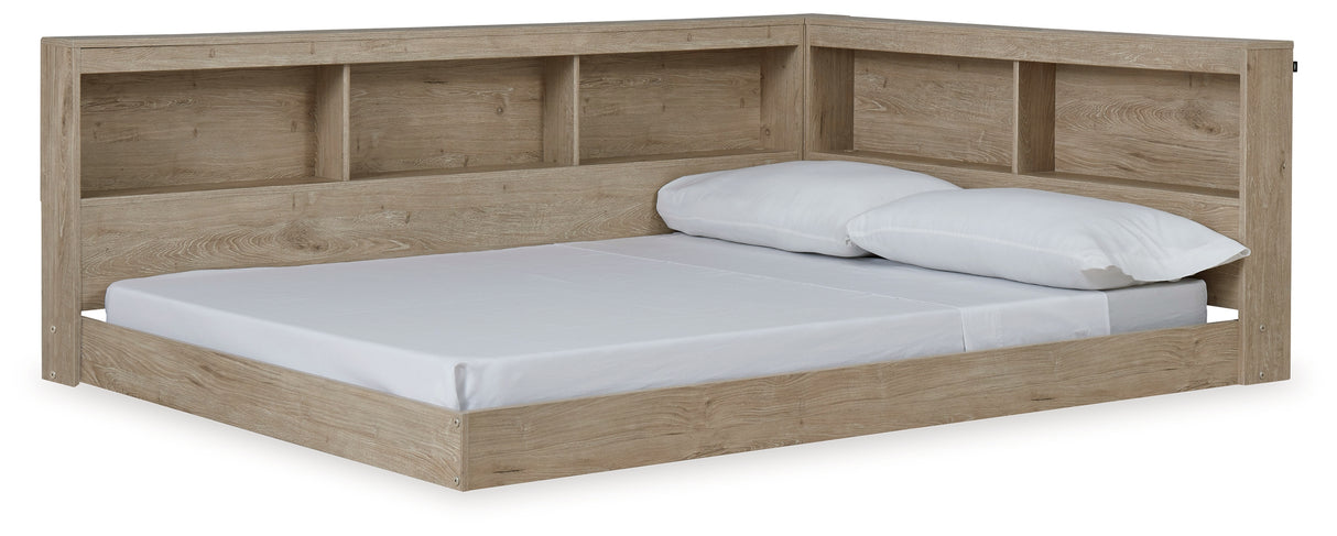 Oliah Full Bookcase Storage Bed