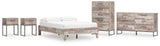 Neilsville 5-Piece Full Platform Bed with Dresser, Chest and 2 Nightstands (Full Platform Bed, Dresser, Chest of Drawers, Nightstand, Nightstand)