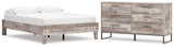 Neilsville 2-Piece Queen Platform Bed with Dresser (Queen Platform Bed, Dresser)