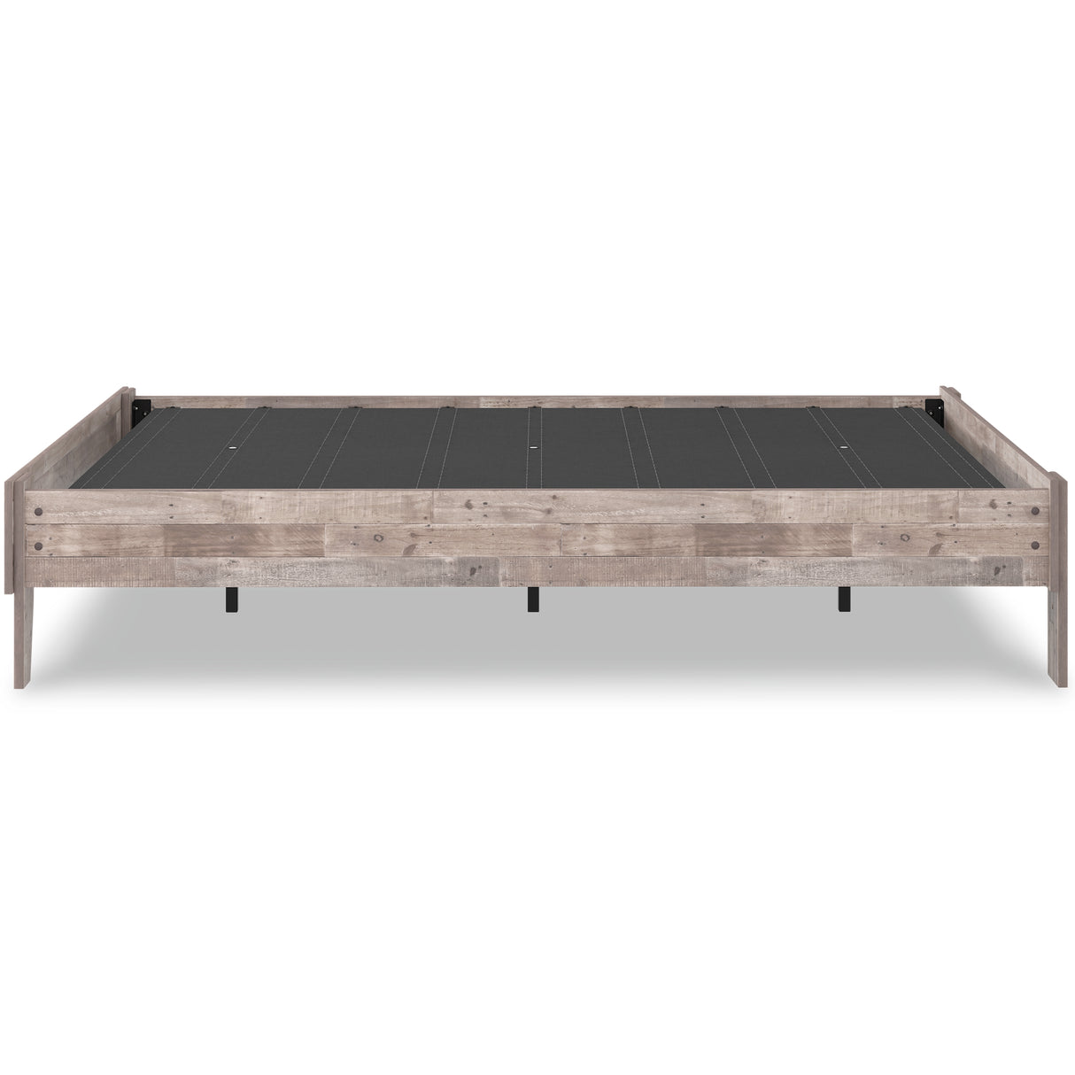 Neilsville 2-Piece Full Platform Bed with Mattress (Full Platform Bed, 8 Inch Chime Innerspring Full Mattress in a Box)