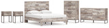 Neilsville Queen Platform Bed, Dresser, Chest and 2 Nightstands