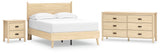 Cabinella 4-Piece Full Platform Panel Bed with Dresser and Nightstand (Full Platform Bed, Full Panel Headboard, Dresser, Nightstand)