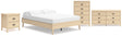 Cabinella 4-Piece Full Platform Bed with Dresser, Chest and Nightstand (Full Platform Bed, Dresser, Chest of Drawers, Nightstand)