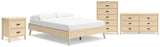 Cabinella 4-Piece Full Platform Bed with Dresser, Chest and Nightstand (Full Platform Bed, Dresser, Chest of Drawers, Nightstand)