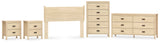 Cabinella 5-Piece Full Panel Headboard with Dresser, Chest and 2 Nightstands (Full Panel Headboard, Dresser, Chest of Drawers, Nightstand, Nightstand)