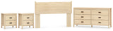 Cabinella 4-Piece Queen Panel Headboard with Dresser and 2 Nightstands (Queen Panel Headboard, Dresser, Nightstand, Nightstand)