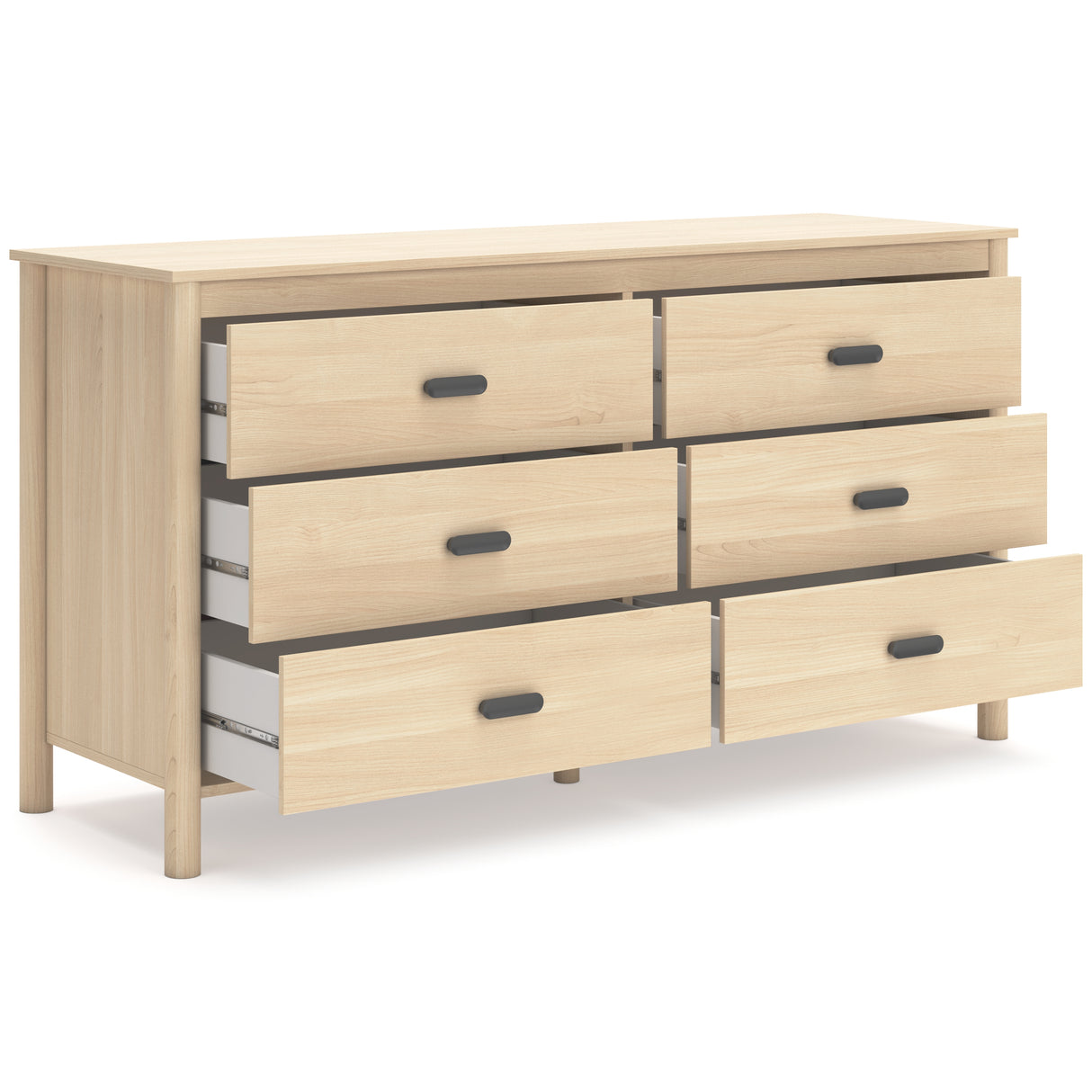 Cabinella 3-Piece Full Panel Headboard with Dresser and Chest (Full Panel Headboard, Dresser, Chest of Drawers)