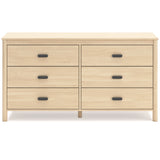 Cabinella 3-Piece Full Panel Headboard with Dresser and Chest (Full Panel Headboard, Dresser, Chest of Drawers)