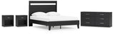 Finch 5-Piece Queen Panel Platform Bed with Dresser and 2 Nightstands (Queen Platform Bed, Queen Panel Headboard, Dresser, Nightstand, Nightstand)