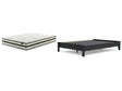 Finch 2-Piece Queen Platform Bed with Mattress (Queen Platform Bed, Chime 10 Inch Hybrid Queen Mattress in a Box)