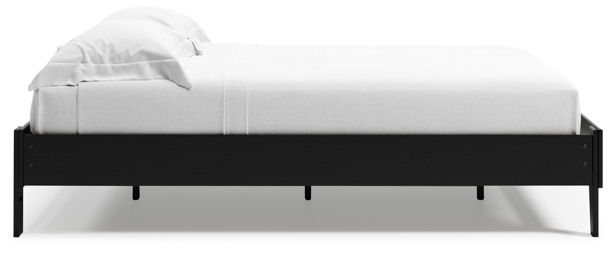 Finch 5-Piece Queen Platform Bed with Dresser, Chest and 2 Nightstands (Queen Platform Bed, Dresser, Chest of Drawers, Nightstand, Nightstand)