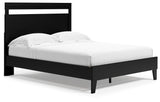 Finch 6-Piece Queen Panel Platform Bed with Dresser, Chest and 2 Nightstands (Queen Platform Bed, Queen Panel Headboard, Dresser, Chest of Drawers, Nightstand, Nightstand)