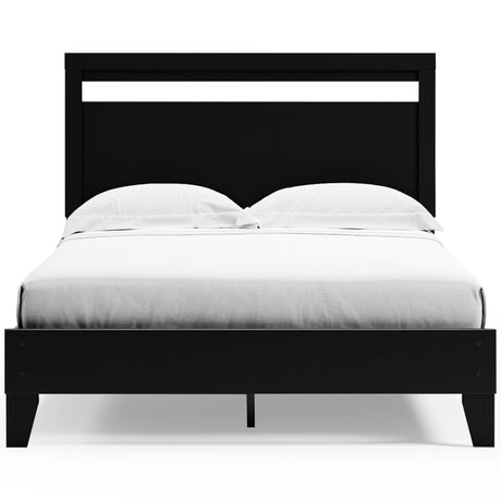 Finch 5-Piece Queen Panel Platform Bed with Dresser, Chest and Nightstand (Queen Platform Bed, Queen Panel Headboard, Dresser, Chest of Drawers, Nightstand)