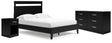 Finch Queen Panel Platform Bed with Dresser and Nightstand