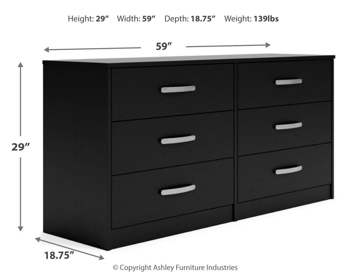 Finch Queen Panel Platform Bed with Dresser and Nightstand