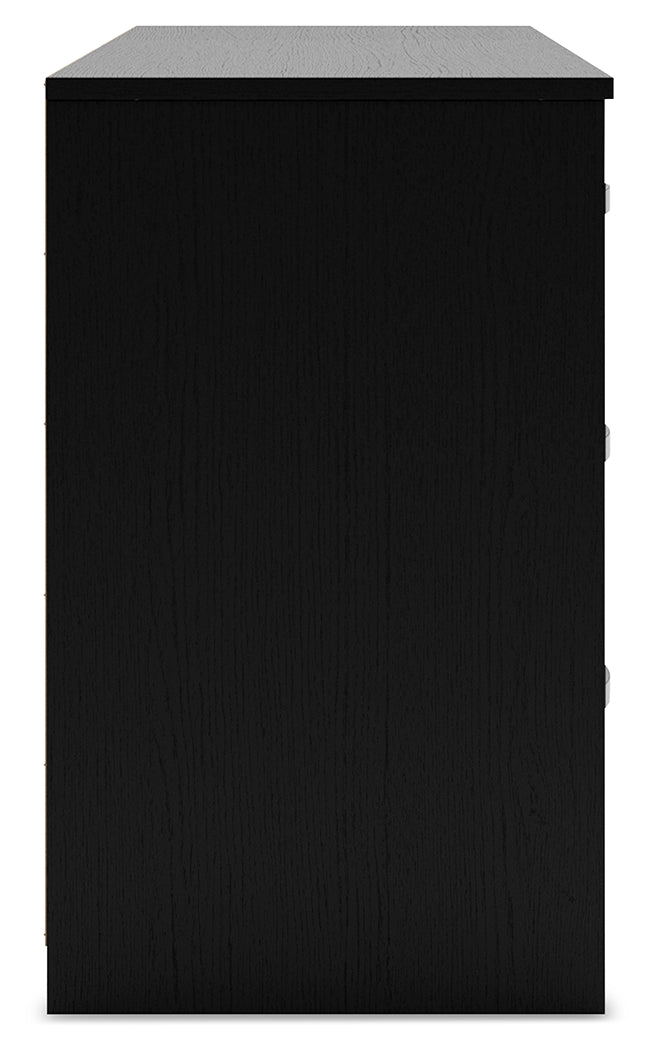 Finch 3-Piece Queen Panel Platform Bed with Dresser (Queen Platform Bed, Queen Panel Headboard, Dresser)